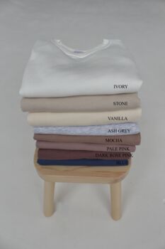 Spring Mini Est Personalised Embroidered Sweat, 12 of 12