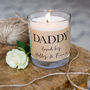 Fathers Day Personalised Candle, thumbnail 2 of 6
