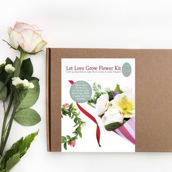 Let Love Grow Flower Seed And Crown Kit, 3 of 7