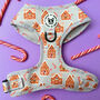 Christmas Dog Harness Lead Bow Tie Waste Bag Set Bundle, thumbnail 6 of 12