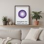 Personalised Favourite Song Aura Print – Bespoke Music Gift, thumbnail 8 of 12