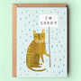 Miss You Cat Card, thumbnail 1 of 2