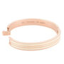 'Be Strong Be Kind' Rose Gold Bangle With Clasp, thumbnail 3 of 5