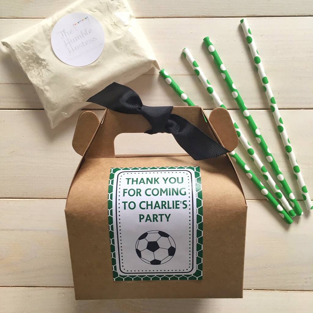 Personalised Football Baking Kit Party Bag, 1 of 3