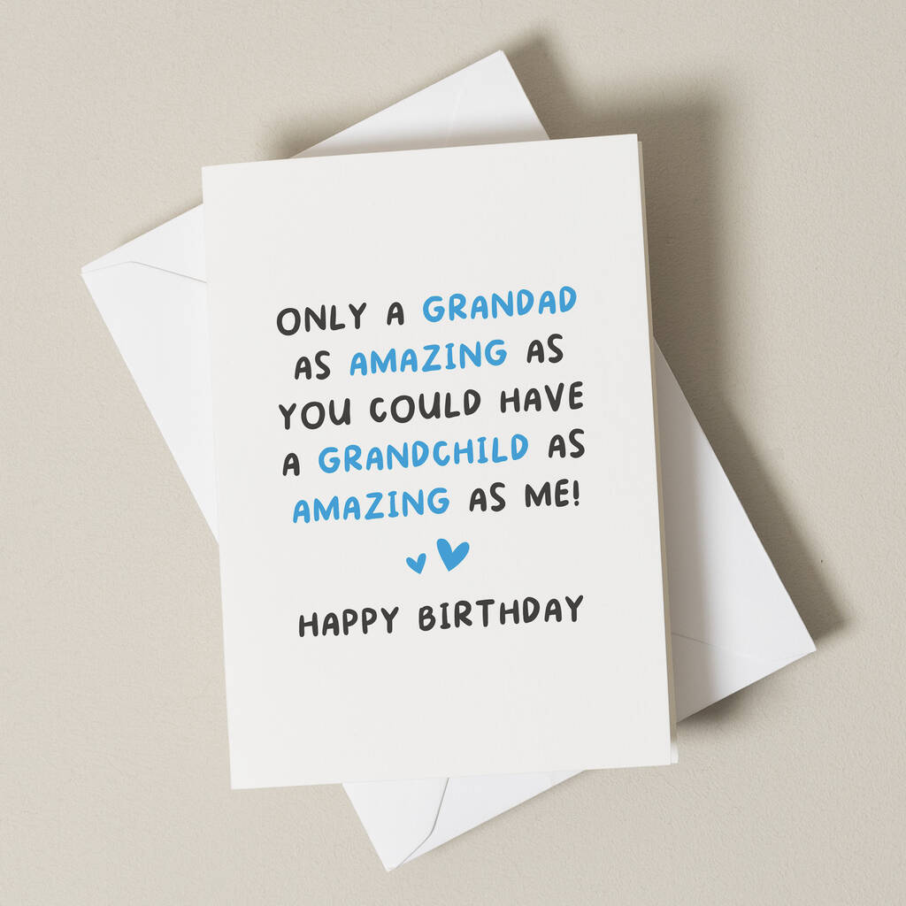 Funny Grandad Card By Paper Scene