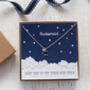 'Love You To The Moon' Sterling Silver Necklace, thumbnail 1 of 10