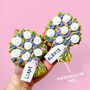 Personalised Floral Bouquet Letterbox Cookie, thumbnail 2 of 3