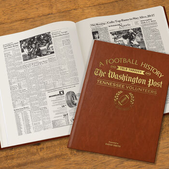 Tennessee Volunteers Personalised Gift Newspaper Book, 8 of 12