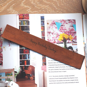 Personalised Cyclists Leather And Recycled Book Mark, 3 of 6
