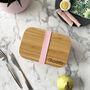 Personalised Bamboo Lunch Box, thumbnail 2 of 5