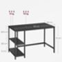 Computer Desk With Shelves Left Or Right Steel Frame, thumbnail 8 of 12