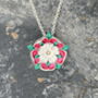 Tudor Rose Pendant Necklace, thumbnail 1 of 3