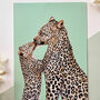 Giclée Fine Art 'Leopard Kiss' Print, thumbnail 3 of 6