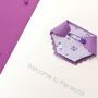 New Baby Girl Floral Nappy Card, thumbnail 11 of 12