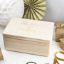 Personalised Wooden Wedding Memory Box, thumbnail 6 of 11
