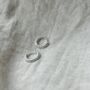 Zoey Twist Sterling Silver Huggie Earrings, thumbnail 1 of 3