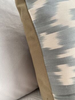 Grey Silk Decorative Cushion Cover, 2 of 7