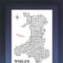 Wales Word Map, thumbnail 1 of 4