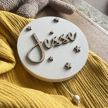 Raised Name Musical Wall Hanging, 2 of 3