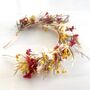 Red And Yellow Flower Crown, thumbnail 5 of 6