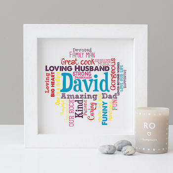 Personalised Husband Word Art Gift, 6 of 7