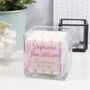 Patterned Christening Square Candle For Girls And Boys, thumbnail 1 of 9