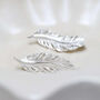 Sterling Silver Feather Ear Climbers, thumbnail 5 of 9
