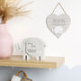 Personalised Elephant Money Box Welcome To The World, thumbnail 6 of 6