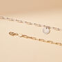 Personalised Disc Dainty Link Chain Bracelet, thumbnail 2 of 6
