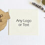 Custom Logo Or Text Rubber Stamp For Personalised Craft Projects, thumbnail 4 of 4