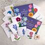 2026 Wall Calendar A5 Opens To A4, Grow Your Own Flower Garden Wall Seed Calendar, thumbnail 1 of 10