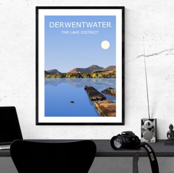 Derwentwater Lake District Art Print, 2 of 4