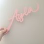 Personalised Red Acrylic Wall Name, thumbnail 3 of 7