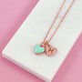 Pastel Enamel Maid Of Honour Gift Necklace, thumbnail 9 of 12