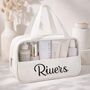 Personalised Embroidered Clear Panel Cosmetic Case, thumbnail 3 of 5
