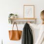 Grey Coat Rack With Shelf And Hooks, thumbnail 2 of 12