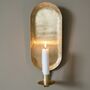 Brass Wall Sconce Candle Holder, thumbnail 3 of 3