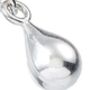 Sterling Silver Ball Bead Ring With Teardrop Charm, thumbnail 1 of 4