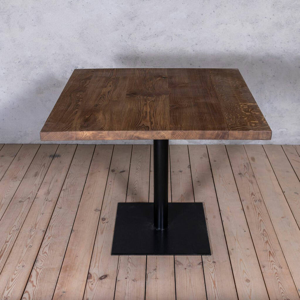 Cafe Oak Square Dining Table, 1 of 5