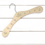 Personalised White Floral Wooden Hanger, thumbnail 6 of 7