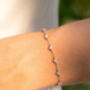 Moissanite Bracelet, thumbnail 2 of 12