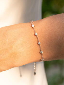 Moissanite Bracelet, 2 of 12