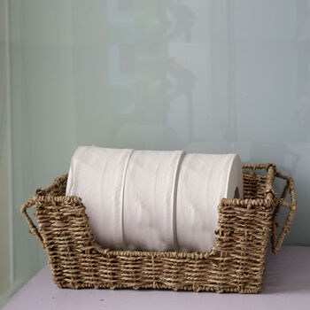 Woven Wicker Stacking Storage Basket, 8 of 10