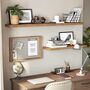 40 Cm Brown Floating Wall Mounted Shelf, thumbnail 2 of 7