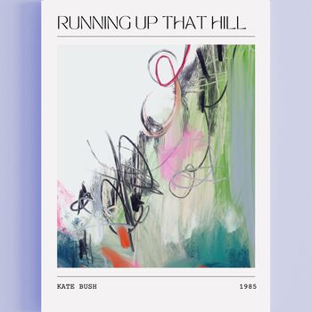 Kate Bush Music Inspired Abstract Art Print, 2 of 3