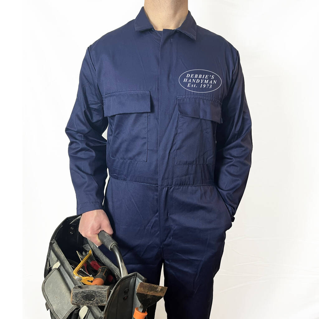 Personalised Handyman Diy Decorating Overalls By Weasel and Stoat ...