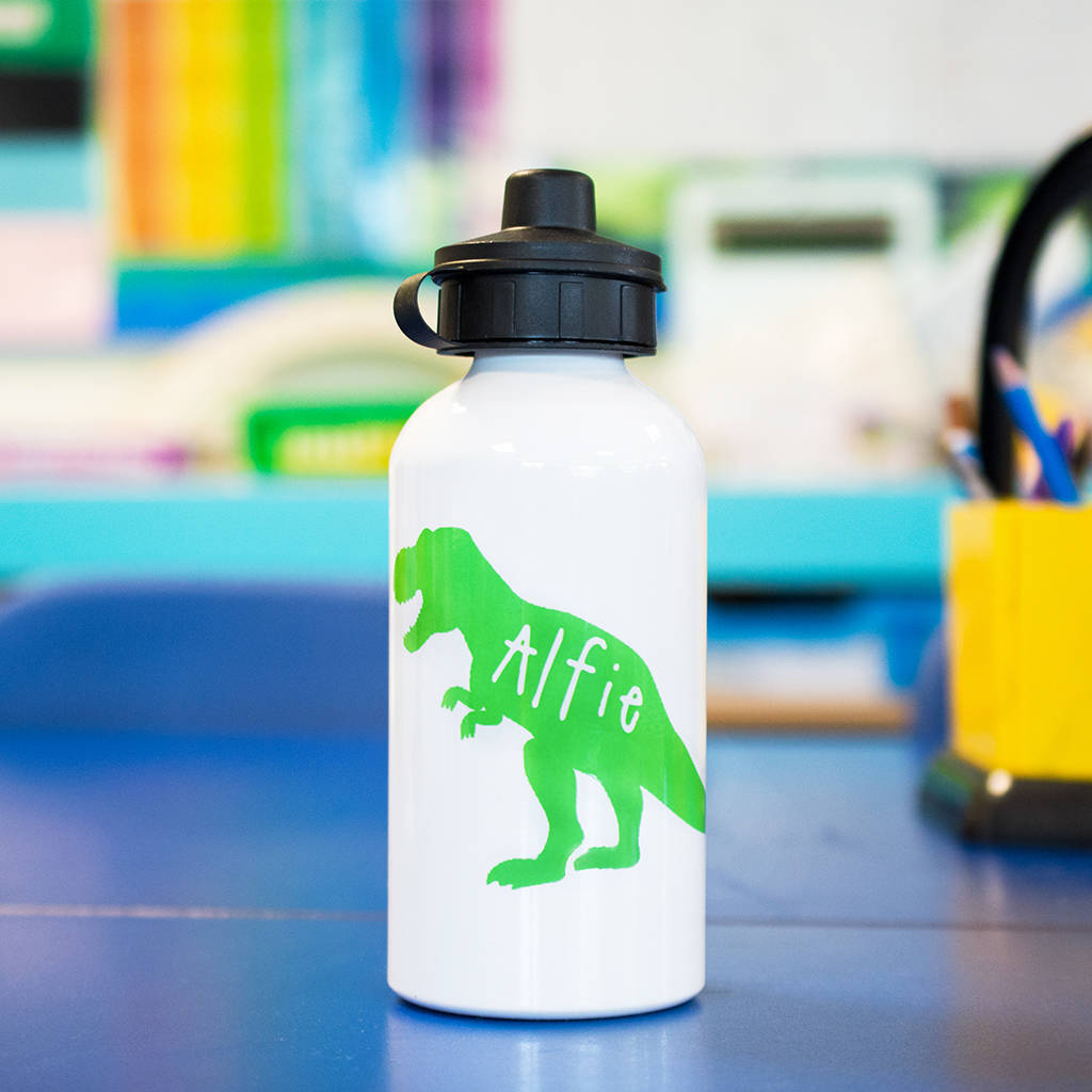 Personalised Dinosaur Children's Water Bottle Flask By Ellie Ellie ...