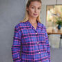 Women's 'Lomond' Tartan Brushed Cotton Pyjama Set, thumbnail 3 of 4