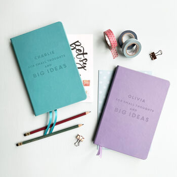 Big Ideas Personalised Luxury Notebook Journal, 3 of 12