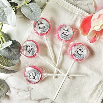 Elegant Floral Wedding Favour Lollipops, 2 of 5